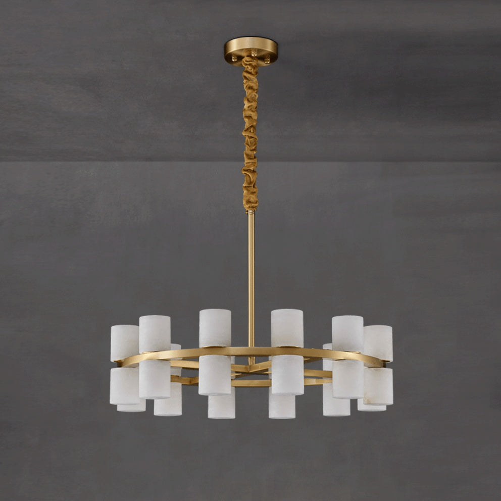 Etalir Postmodern Luxury Alabaster Chandelier - Letslighting