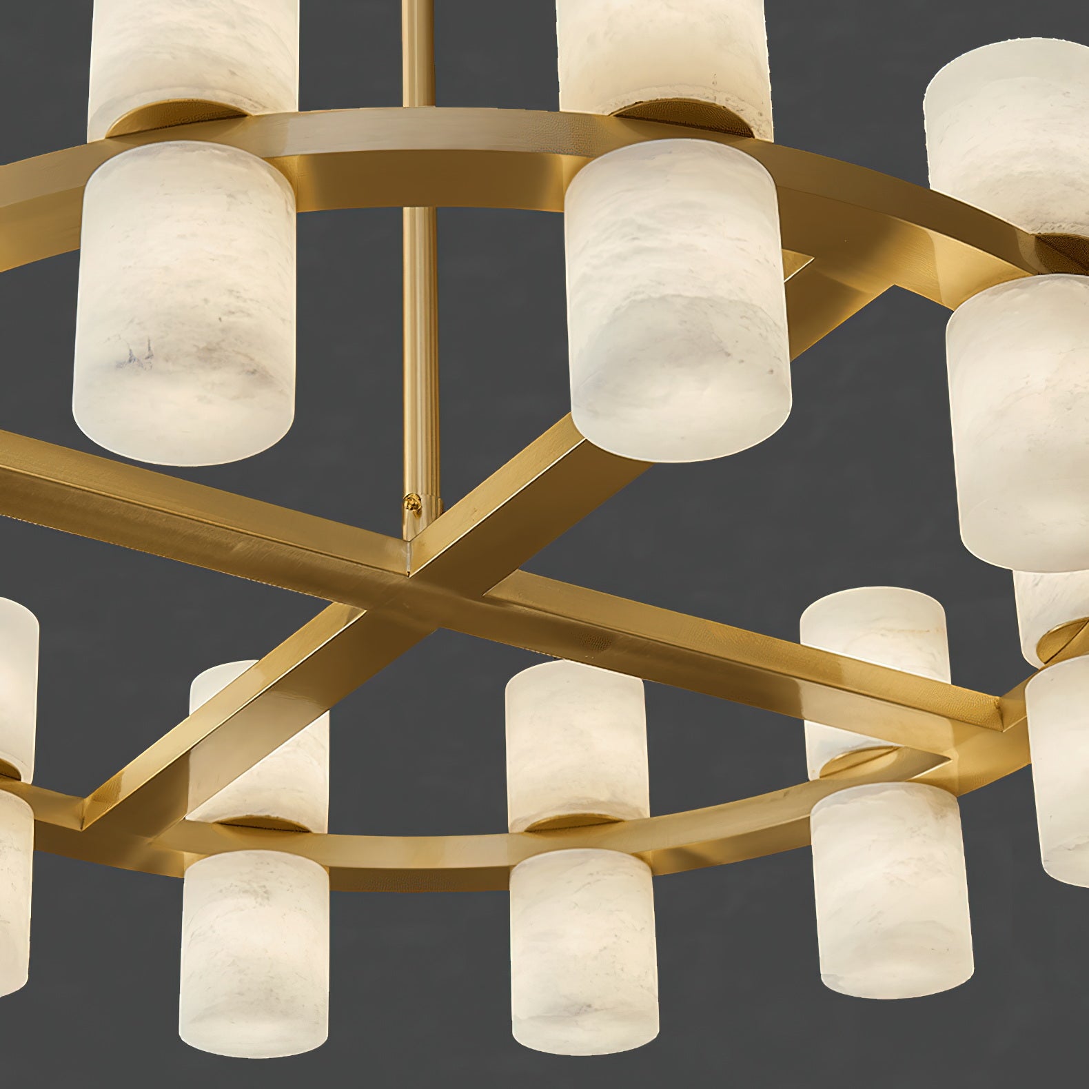 Etalir Postmodern Luxury Alabaster Chandelier - Letslighting