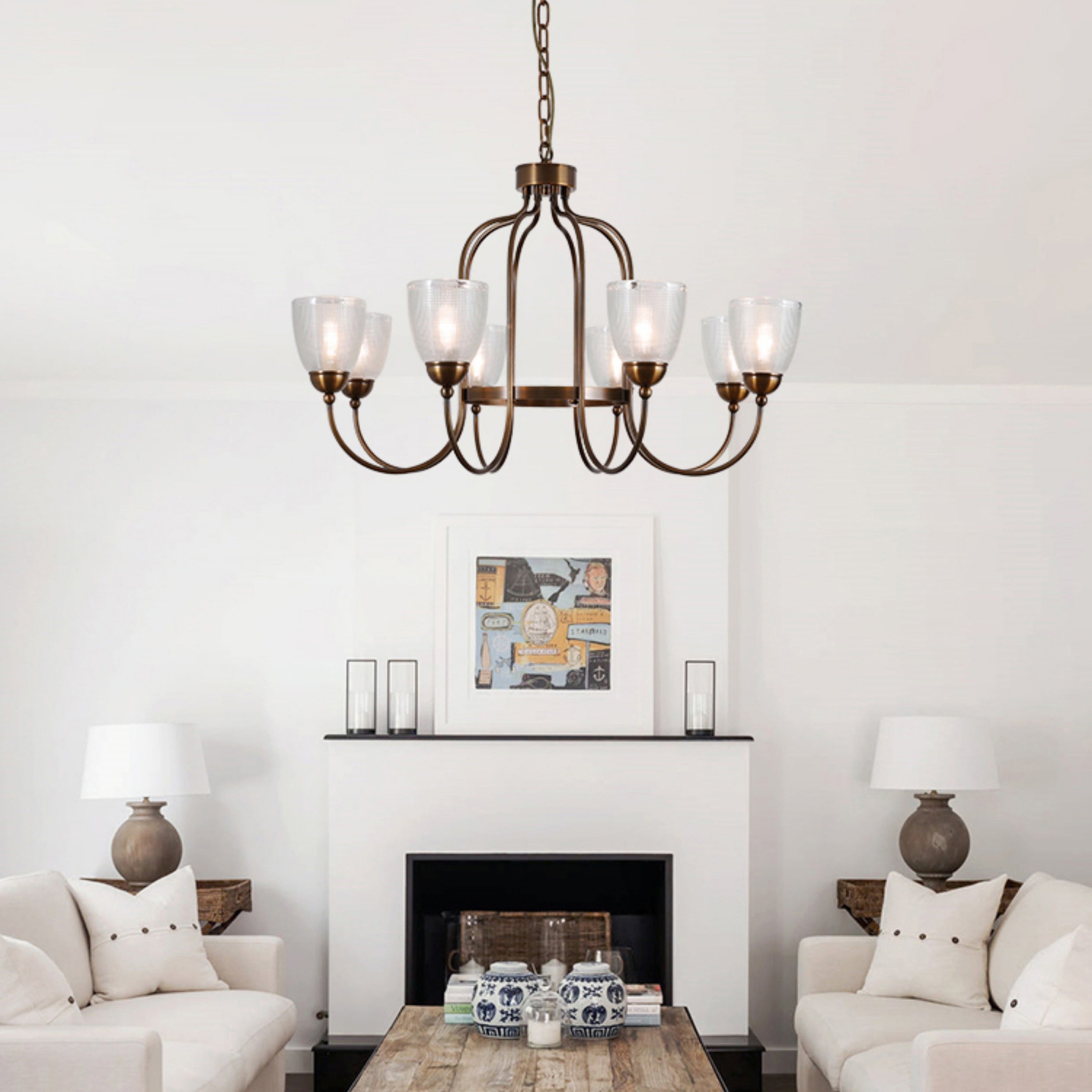 Caraeara Postmoderner Luxus Glas Kronleuchter-Letslighting