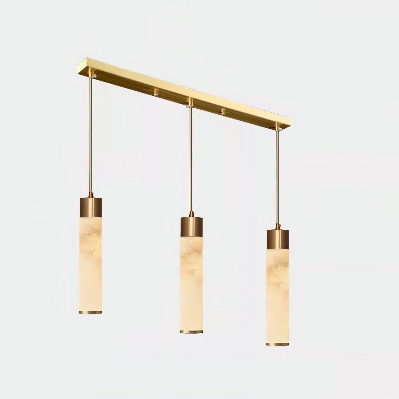Ulzorila Cylinder Alabaster Pendant Light - Blowlighting