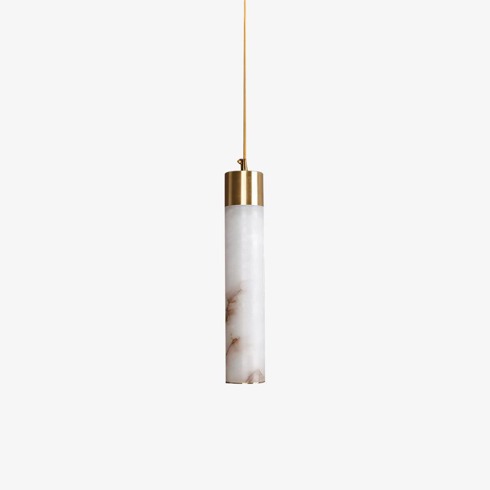 Ulzorila Cylinder Alabaster Pendant Light - Blowlighting