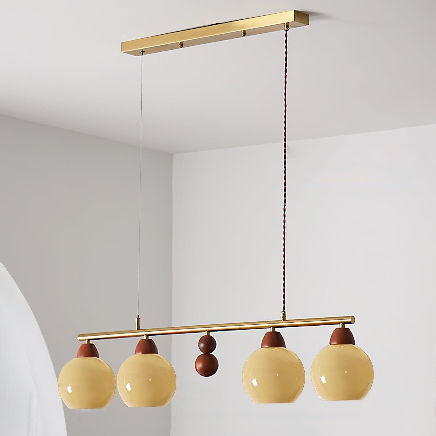 Amara Moderner Glas-Kronleuchter-Letslighting