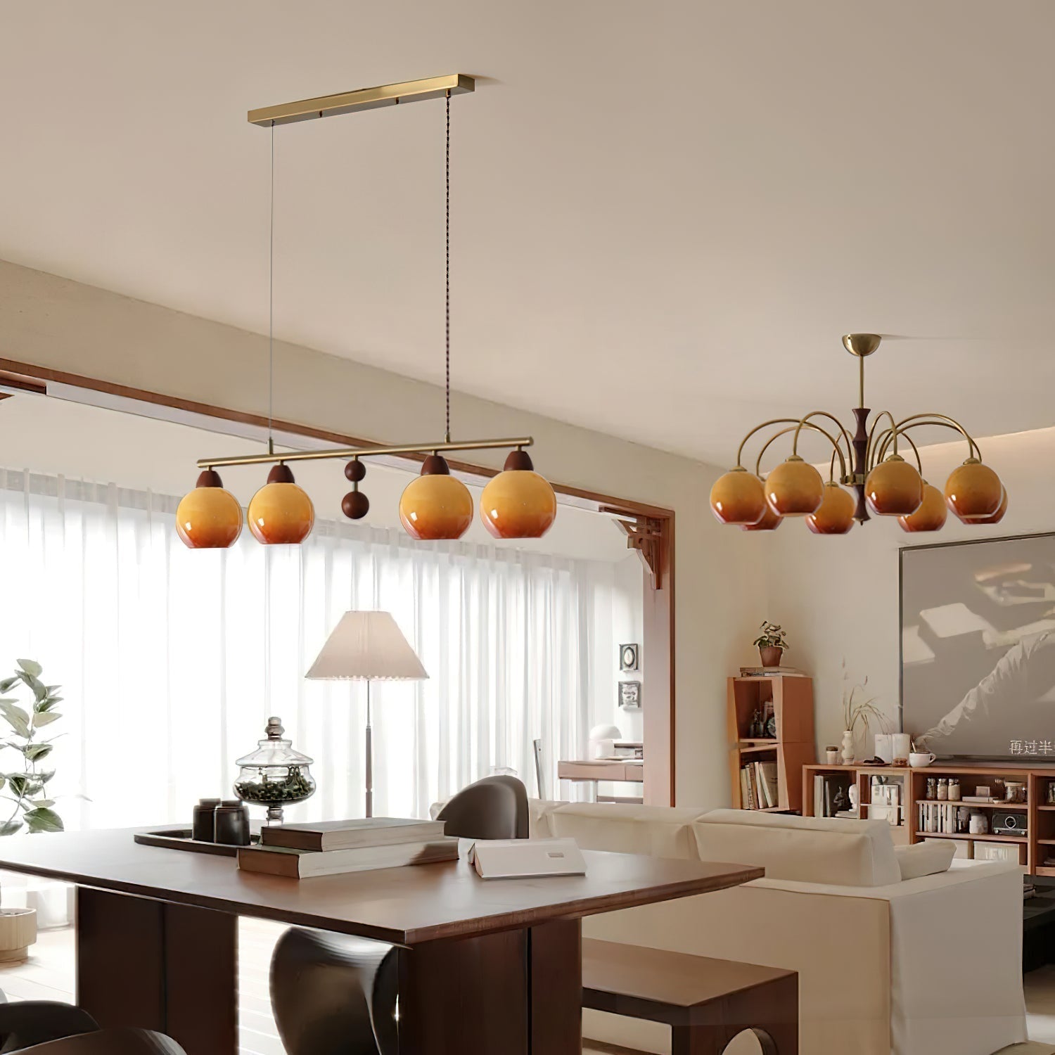 Amara Moderner Glas-Kronleuchter-Letslighting
