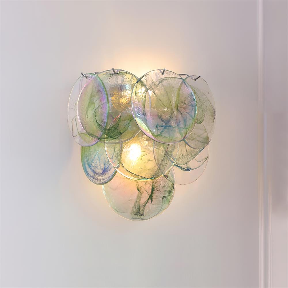 Opalara Pink Capiz Shell Wall Lamp - Letslighting