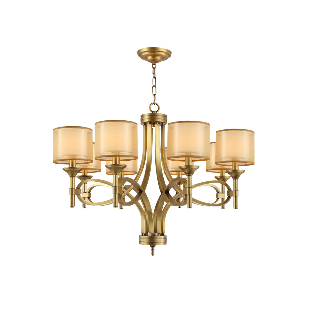 Tallie Postmoderner Luxus-Stoff-Kronleuchter-Letslighting