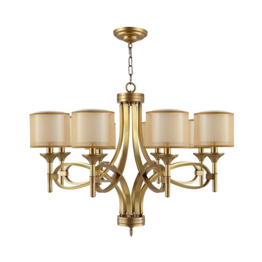 Tallie Postmoderner Luxus-Stoff-Kronleuchter-Letslighting