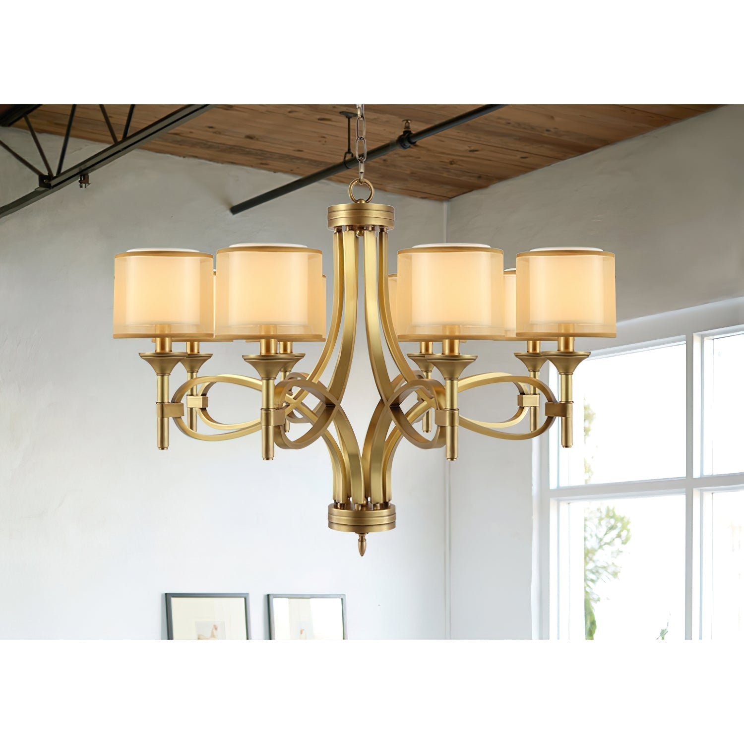 Tallie Postmoderner Luxus-Stoff-Kronleuchter-Letslighting