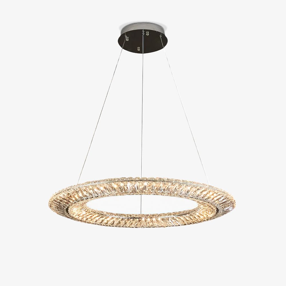 Lustra Geometrischer Kristall-Lüster LED Elegant-Letslighting