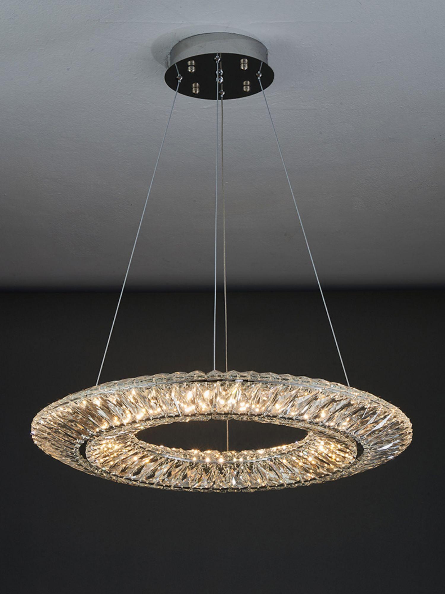 Lustra Geometrischer Kristall-Lüster LED Elegant-Letslighting