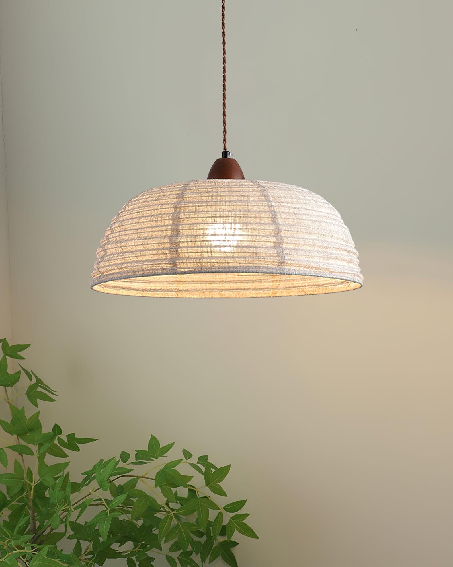 Evano Woven Dome Pendant Light - Letslighting