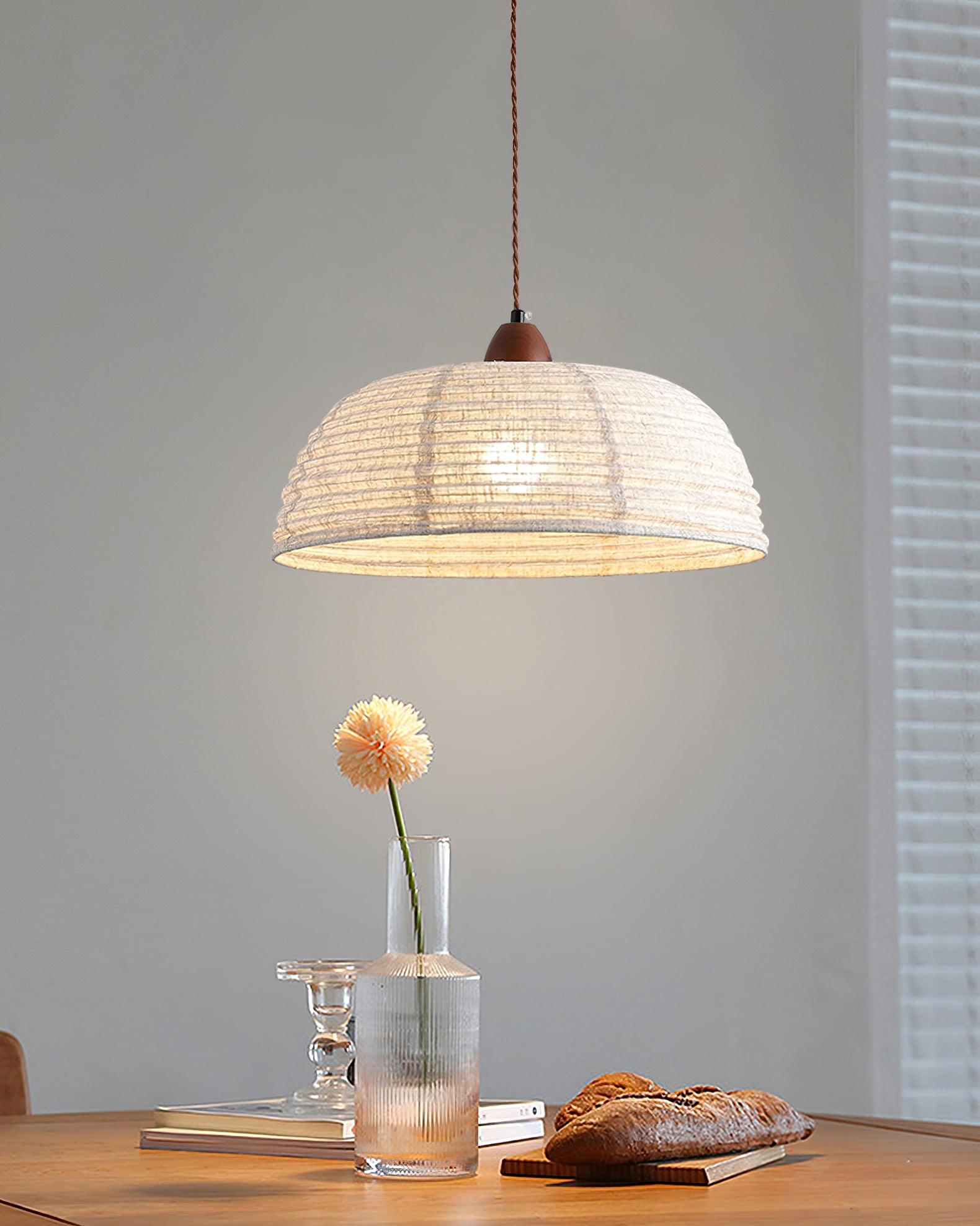 Evano Woven Dome Pendant Light - Letslighting