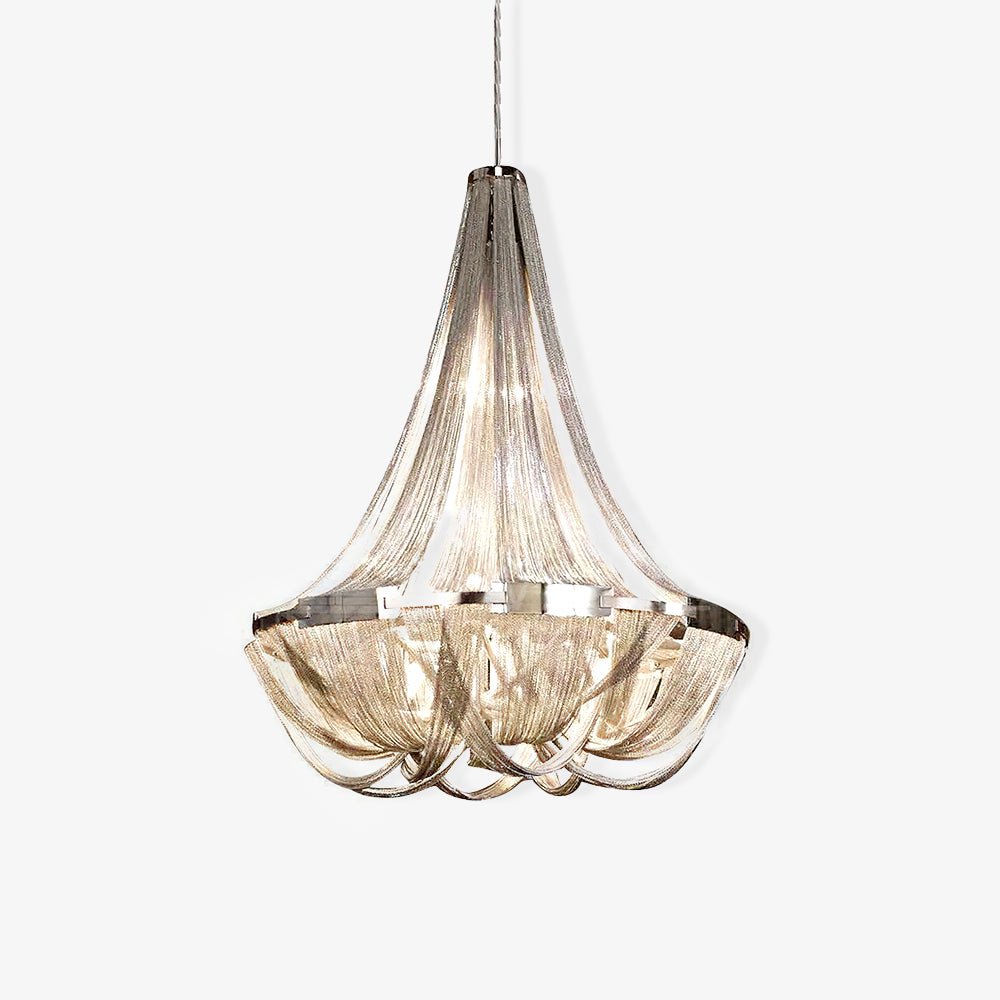 Solara Kronleuchter Quaste Aluminium Kette-Letslighting