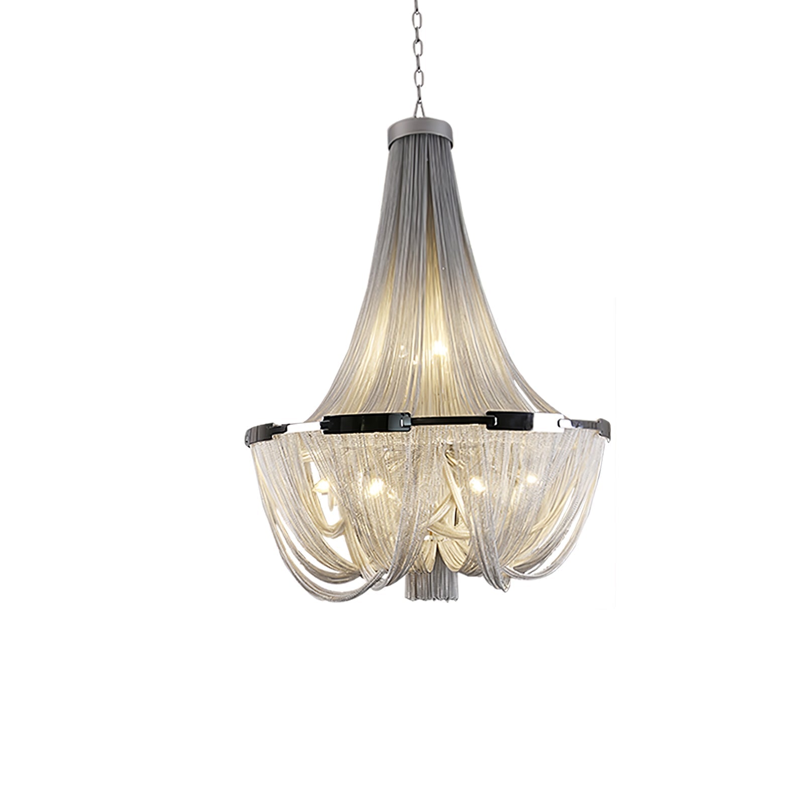 Solara Kronleuchter Quaste Aluminium Kette-Letslighting