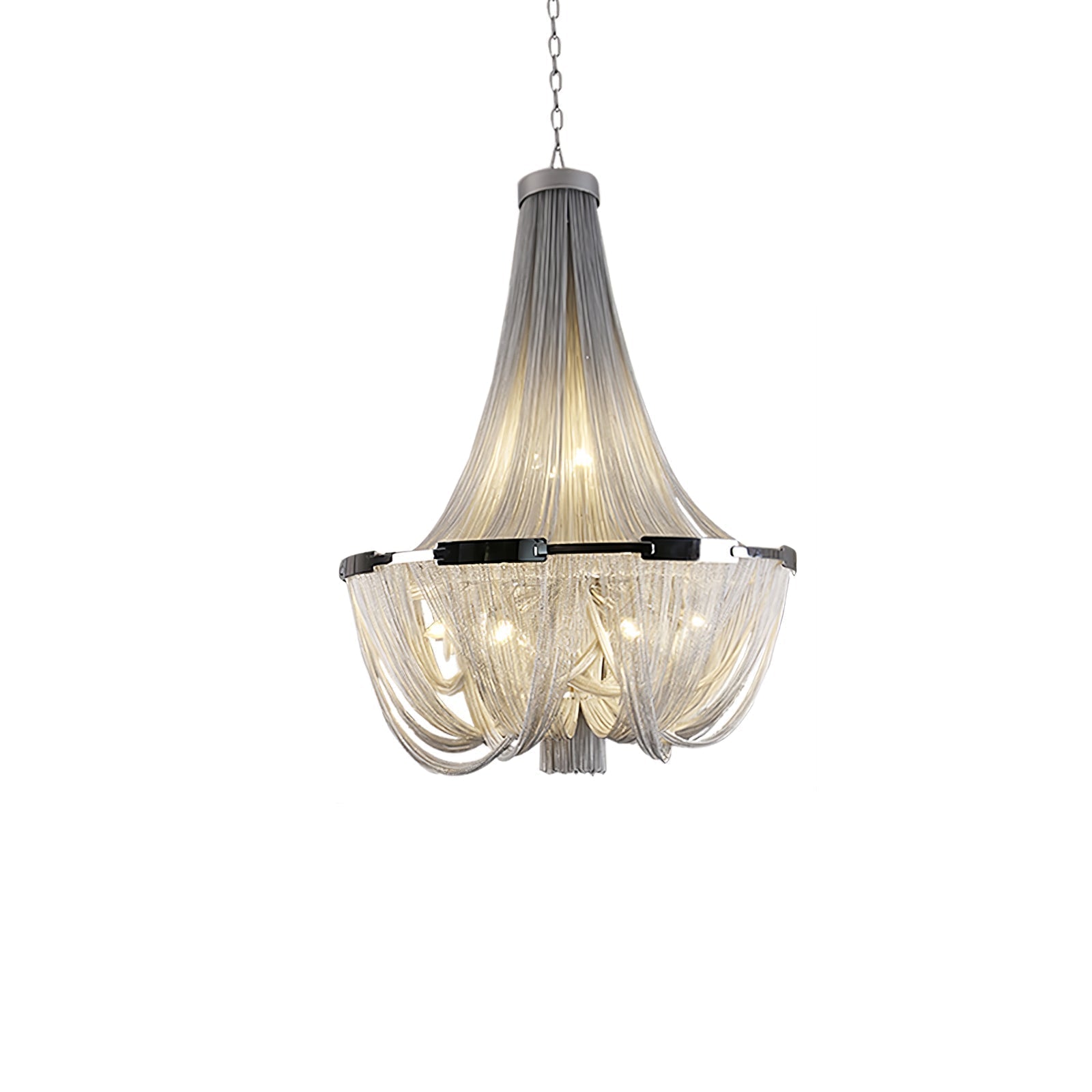 Solara Kronleuchter Quaste Aluminium Kette-Letslighting