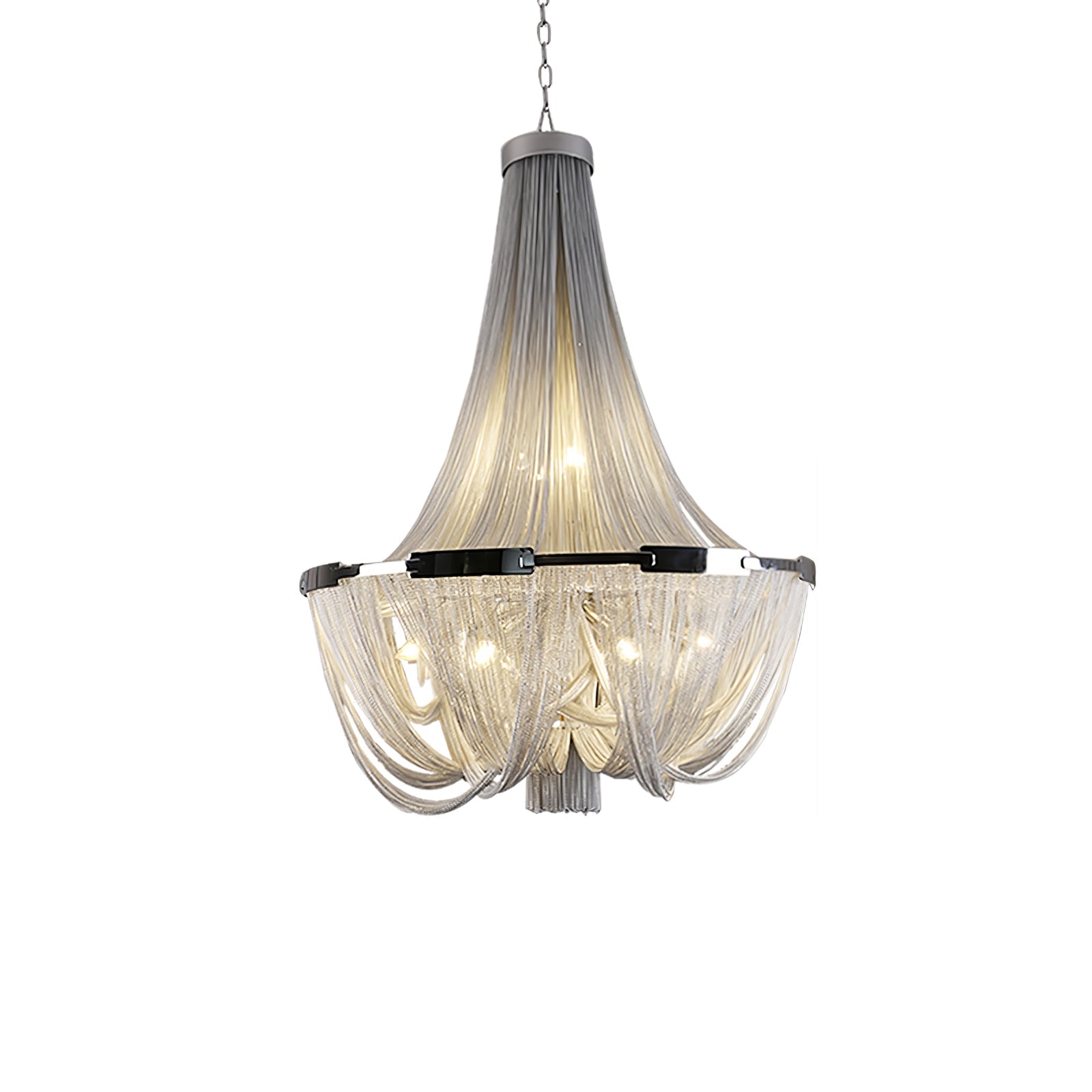 Solara Kronleuchter Quaste Aluminium Kette-Letslighting