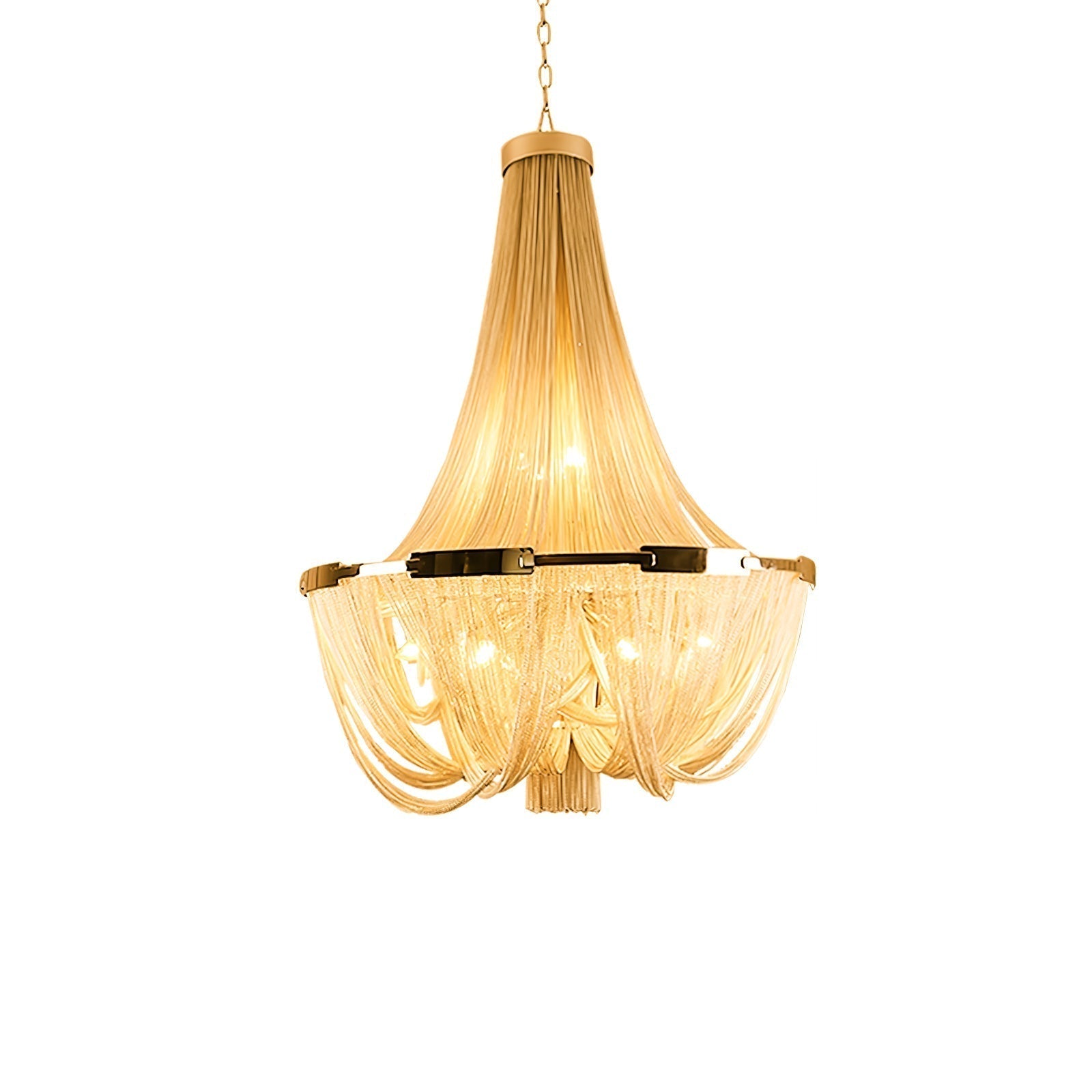 Solara Kronleuchter Quaste Aluminium Kette-Letslighting