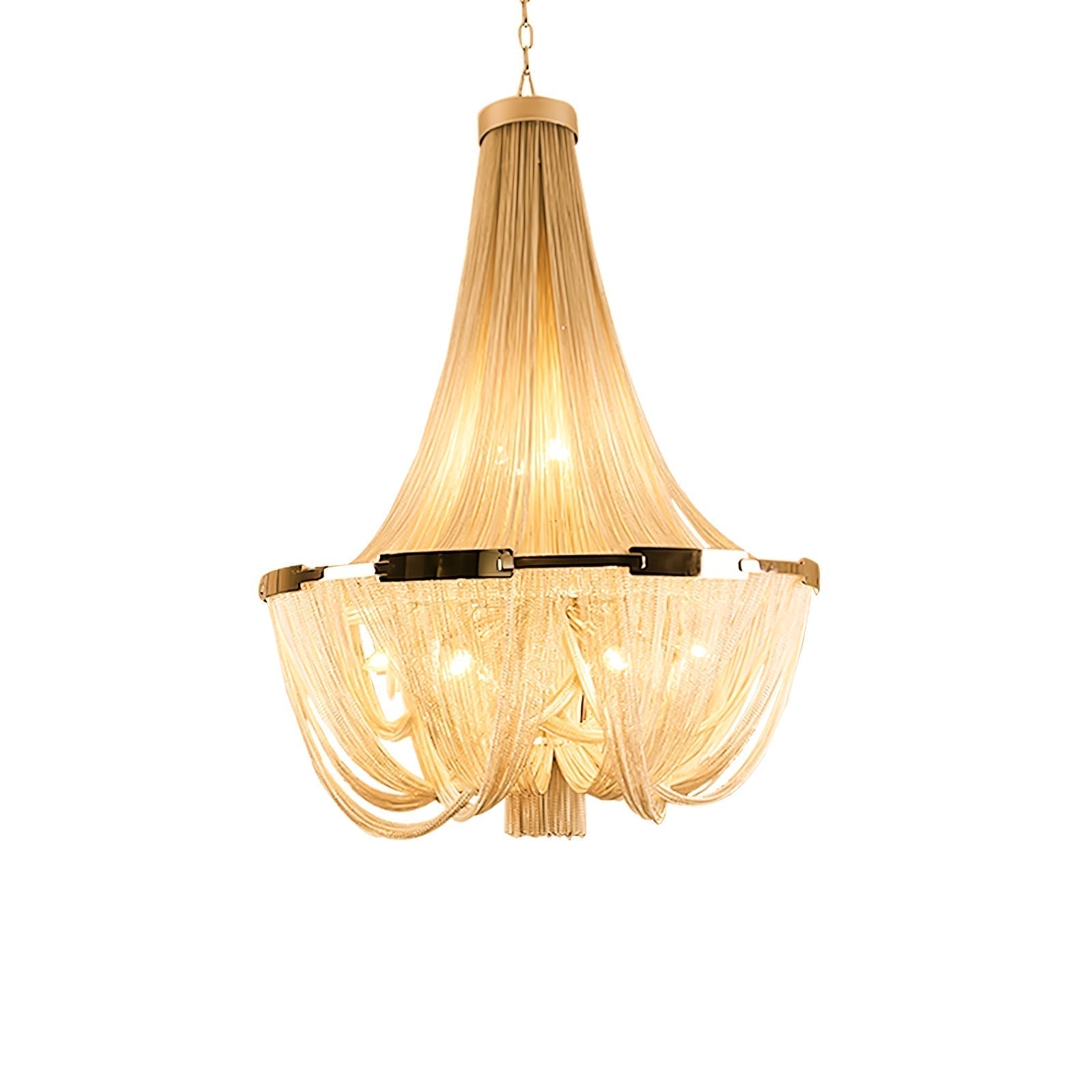 Solara Kronleuchter Quaste Aluminium Kette-Letslighting