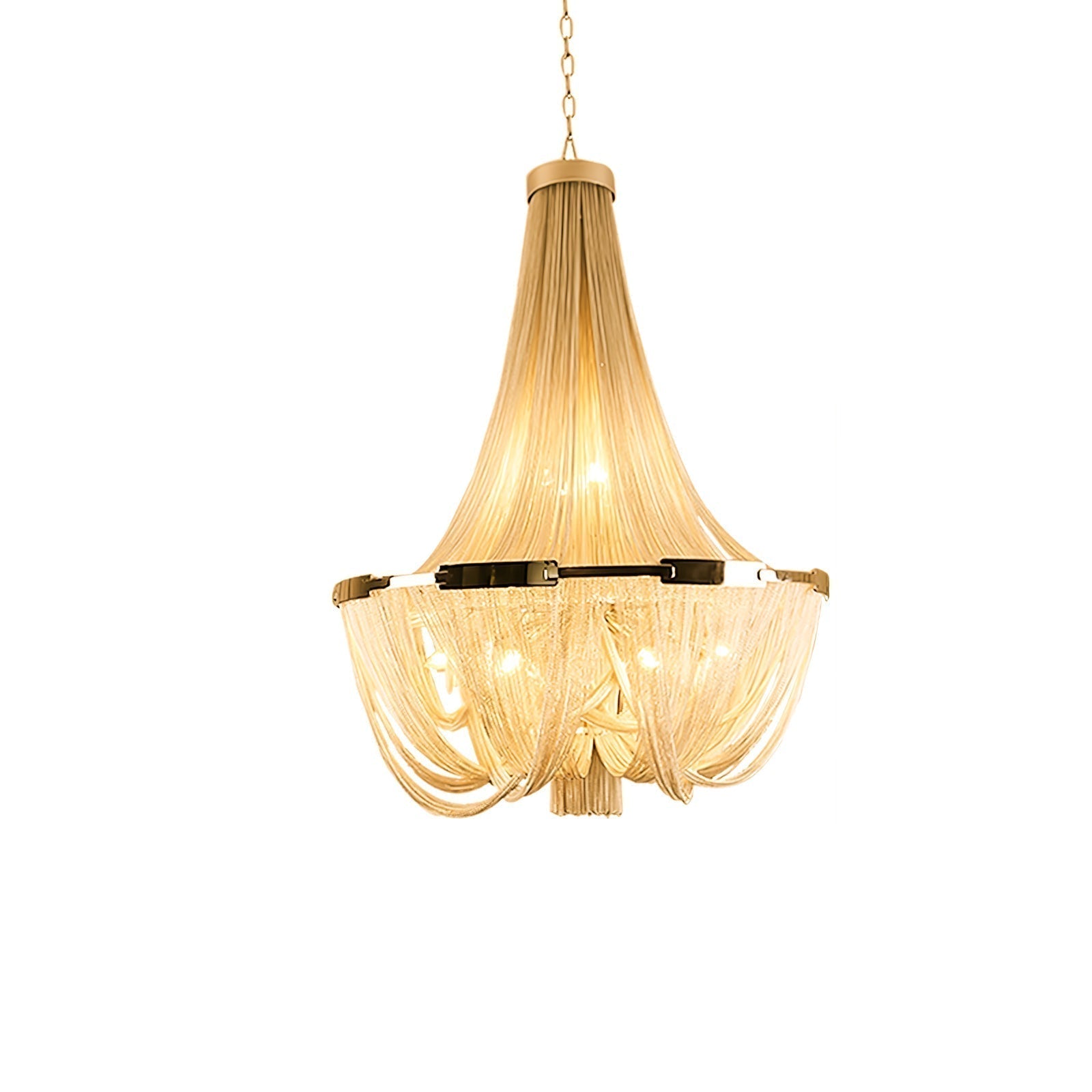 Solara Kronleuchter Quaste Aluminium Kette-Letslighting