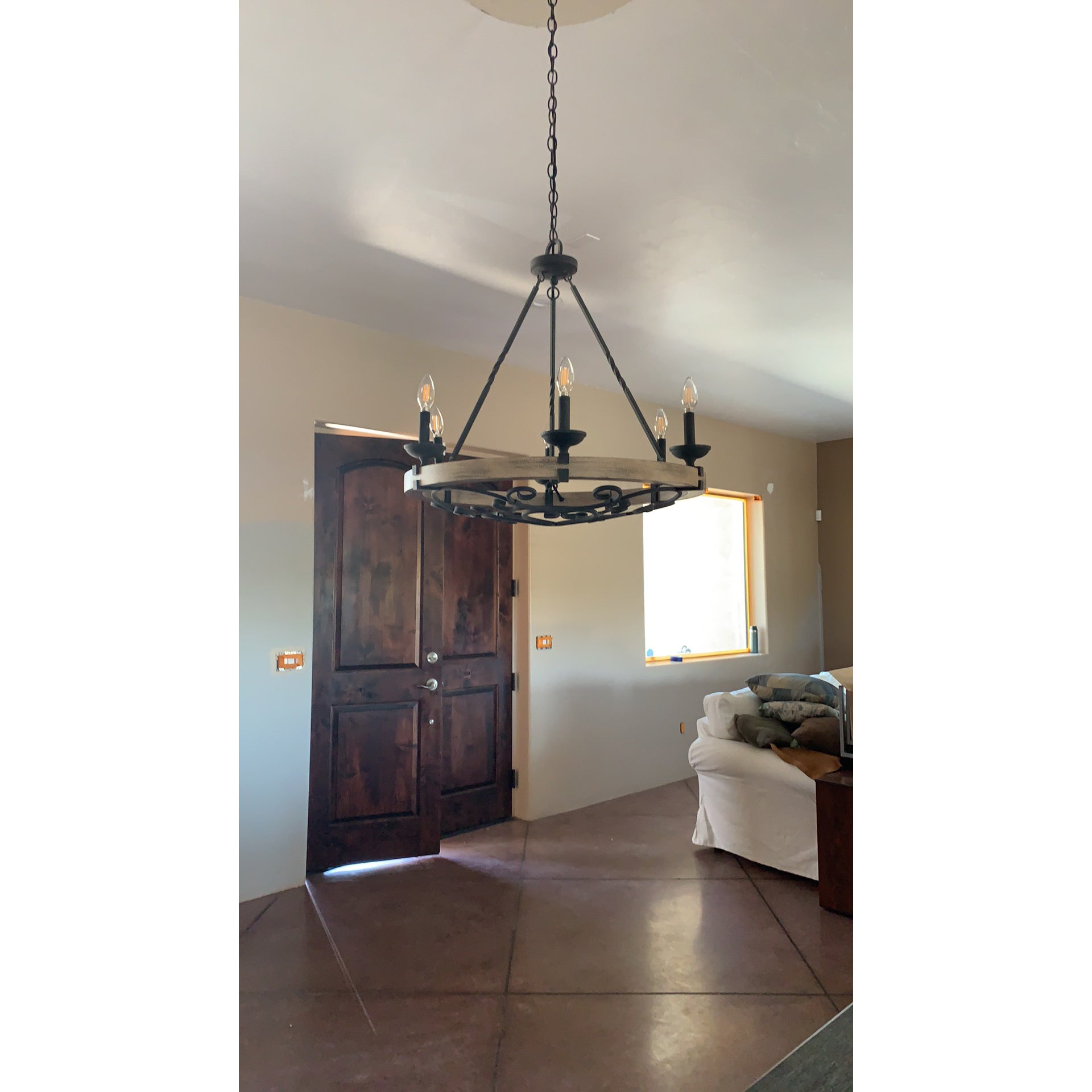 Evtalen Holz Vintage Industrial Kronleuchter-Letslighting