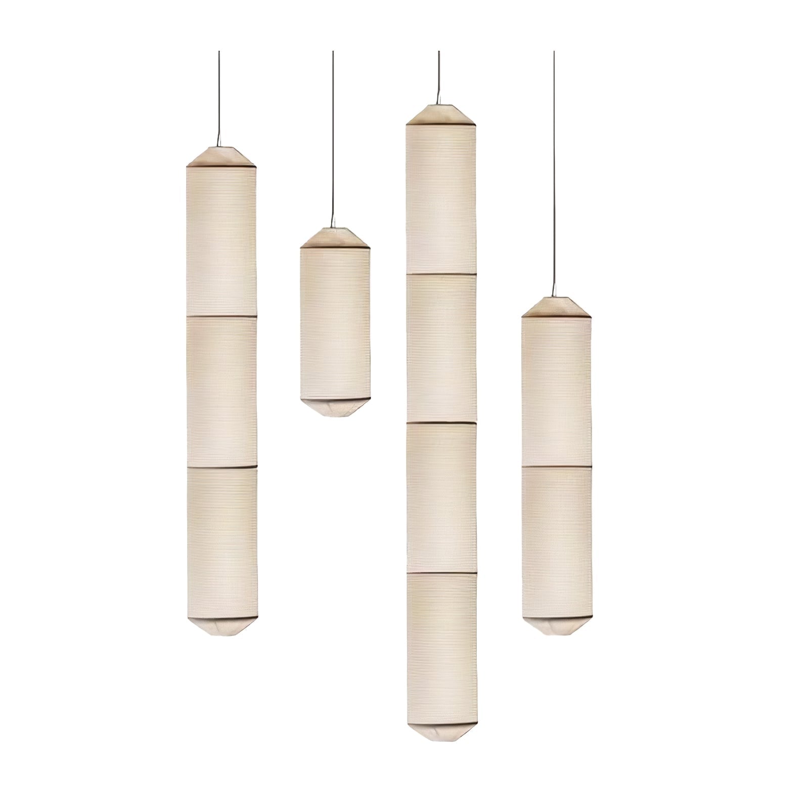 Citheis Modern Minimalist Natural Mulberry Silk Metal Pendant Lamp - Blowlighting