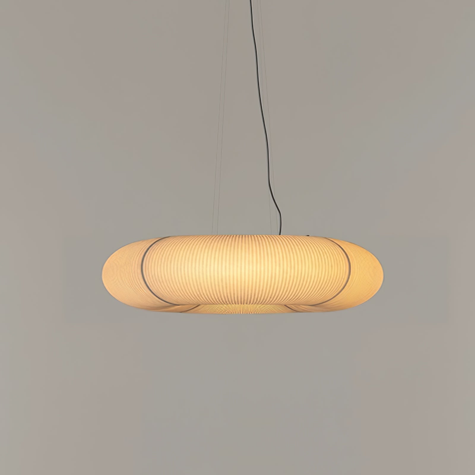 Citheis Modern Minimalist Natural Mulberry Silk Metal Pendant Lamp - Blowlighting