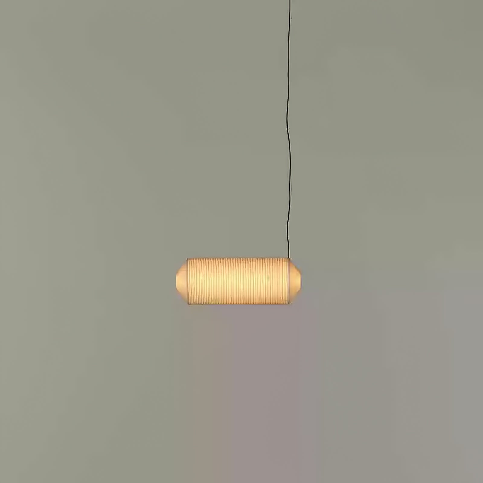 Citheis Modern Minimalist Natural Mulberry Silk Metal Pendant Lamp - Blowlighting