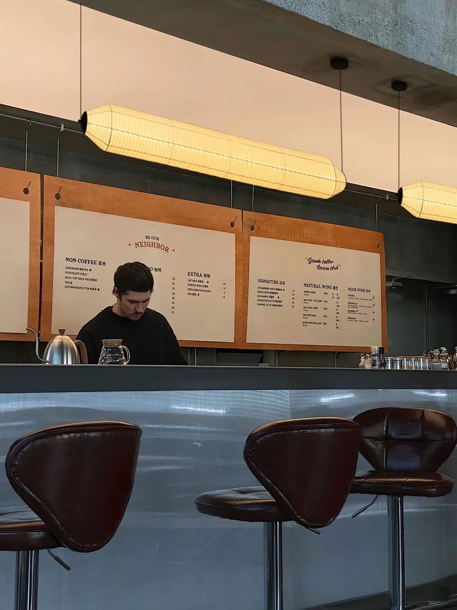 Citheis Modern Minimalist Natural Mulberry Silk Metal Pendant Lamp - Blowlighting