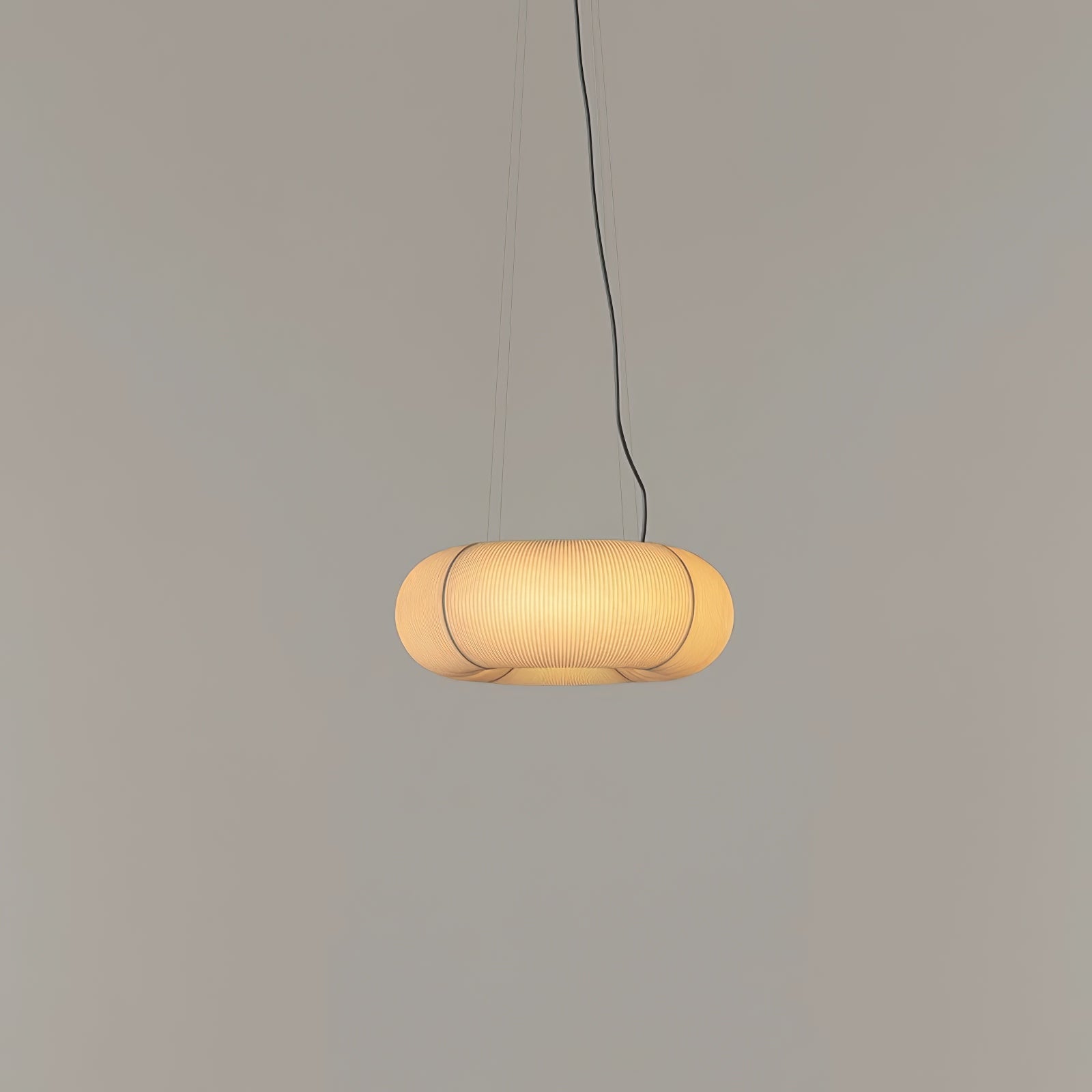 Citheis Modern Minimalist Natural Mulberry Silk Metal Pendant Lamp - Blowlighting