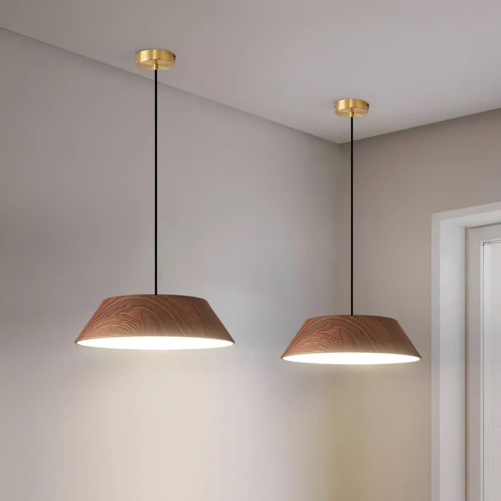 Novain Pendelleuchte mit Holzmaserung-Letslighting