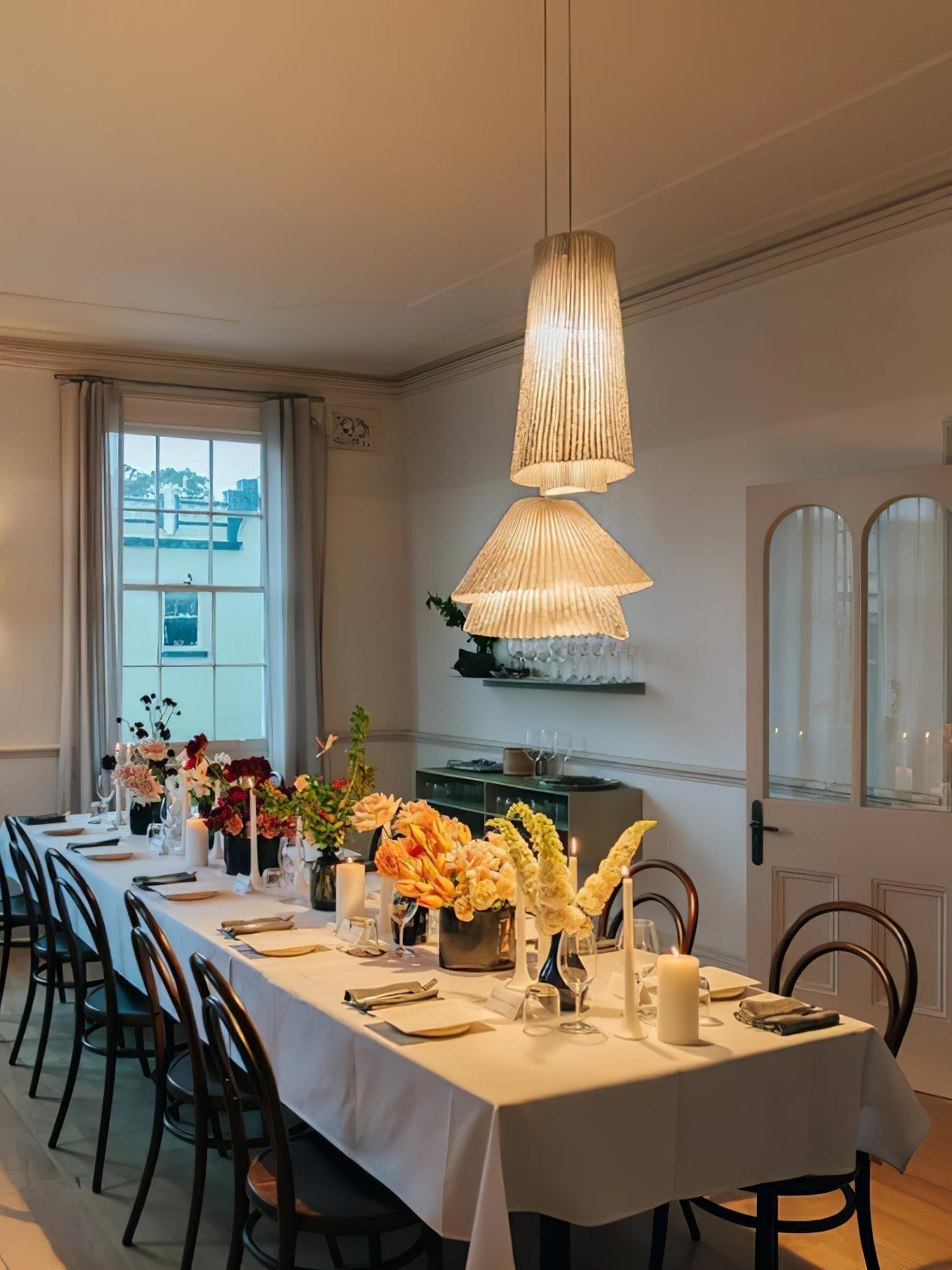 Viora Stahl Vintage Pendelleuchte-Letslighting