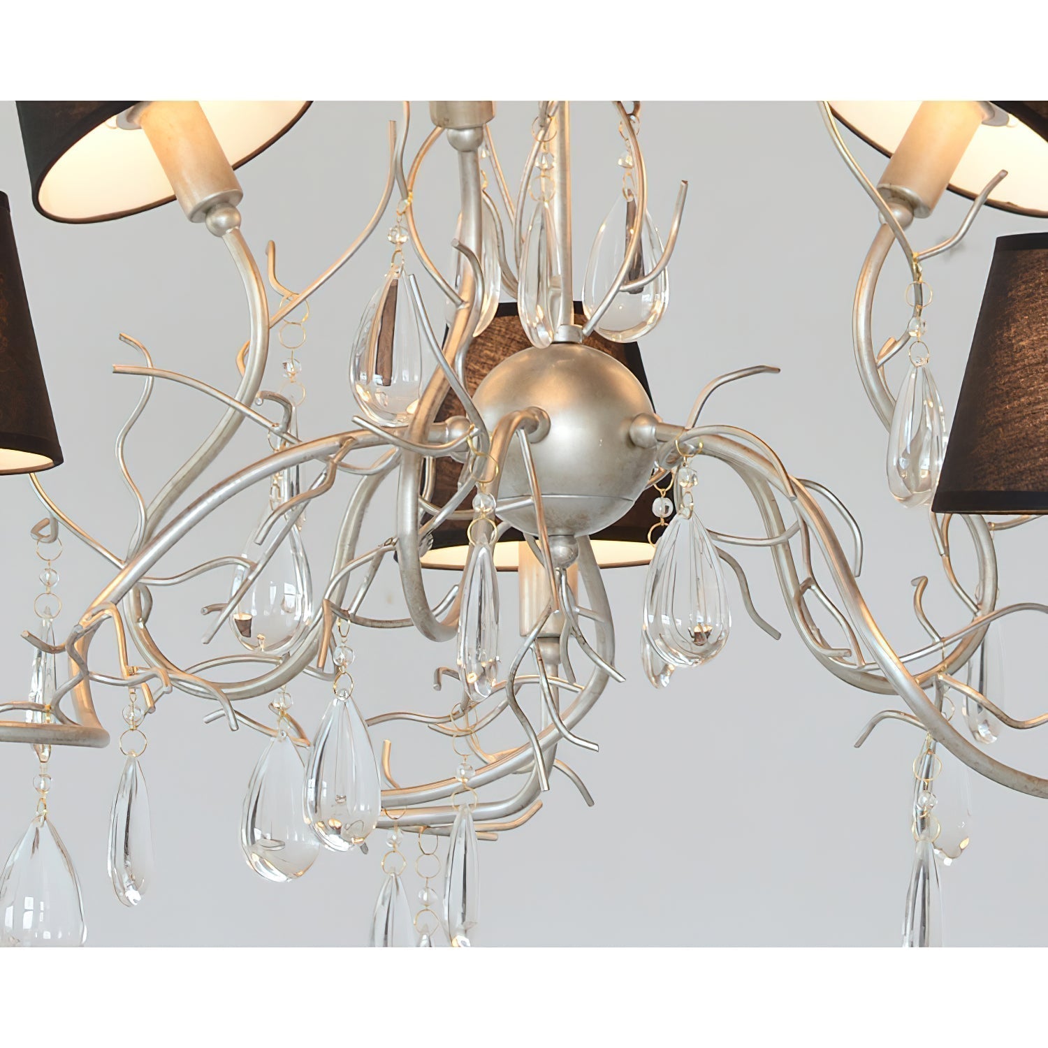 Olsolan Postmoderner Luxus-Kristall-Kronleuchter aus Stoff-Letslighting