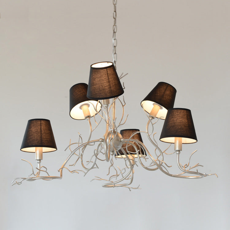 Olsolan Postmoderner Luxus-Kristall-Kronleuchter aus Stoff-Letslighting