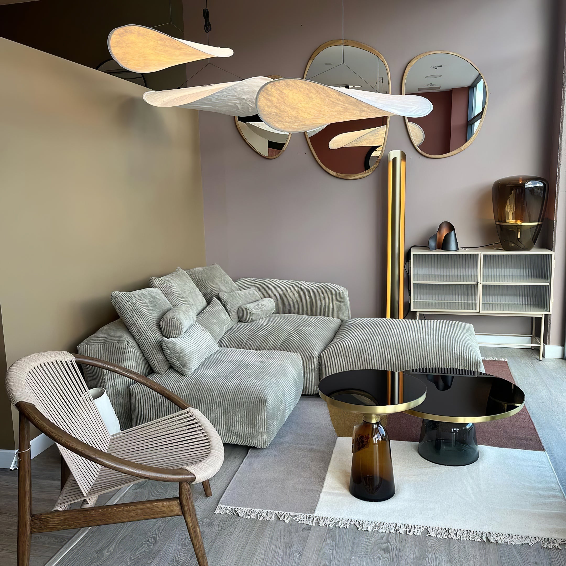 Vela Minimalistisch Seide Pendelleuchte Leuchte-Letslighting