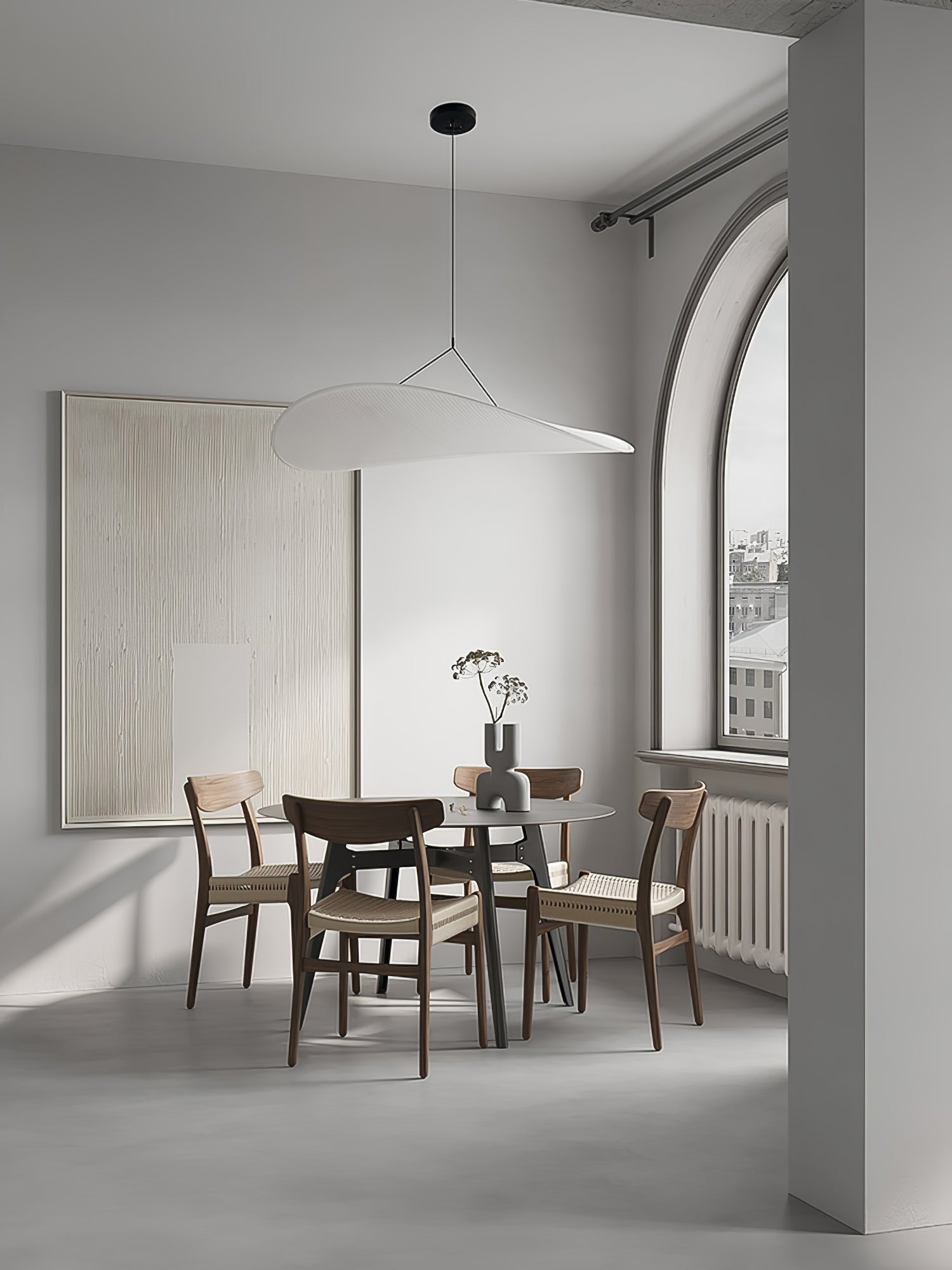 Vela Minimalistisch Seide Pendelleuchte Leuchte-Letslighting