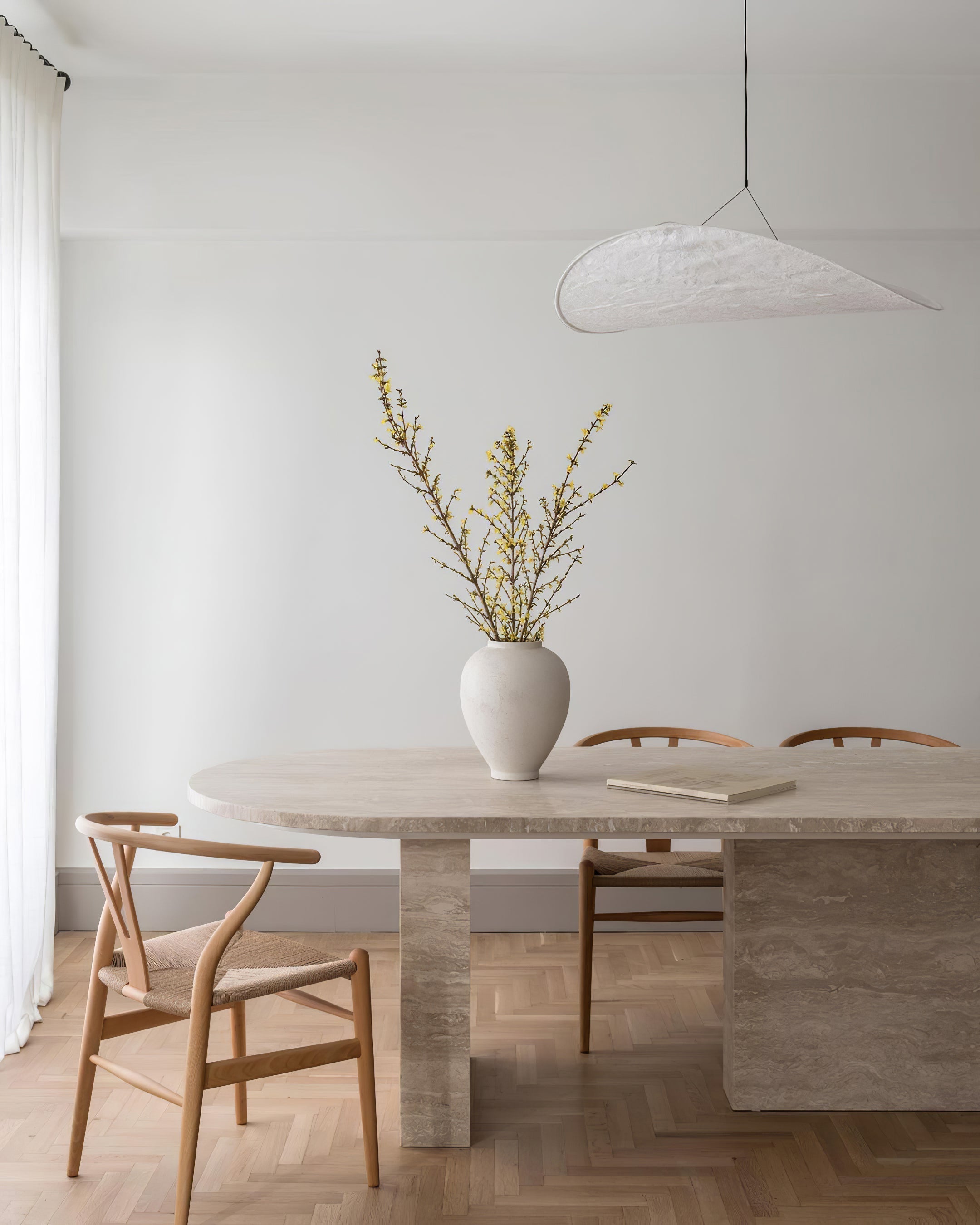 Vela Minimalistisch Seide Pendelleuchte Leuchte-Letslighting