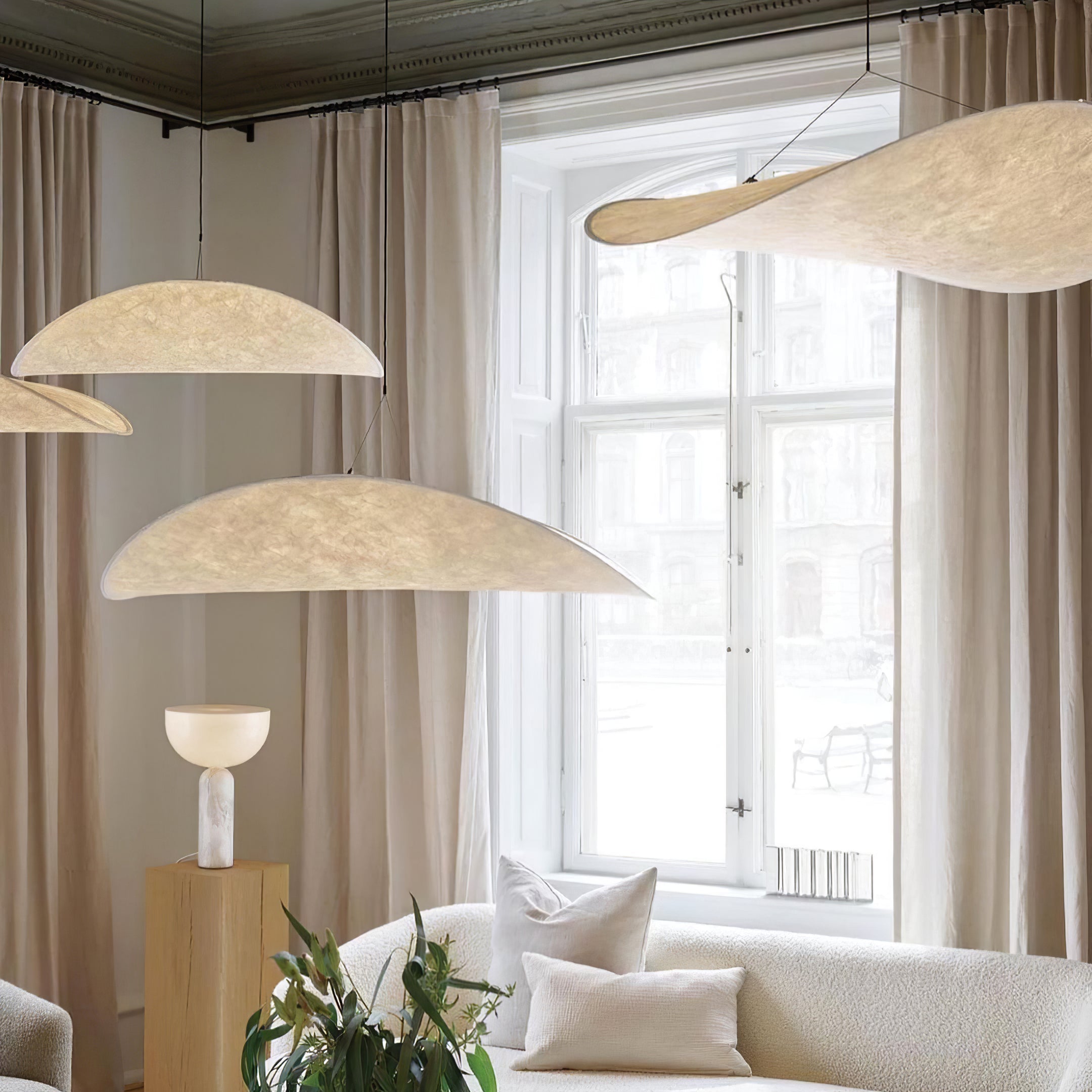 Tense Tyvek Pendant Lamp - Blowlighting