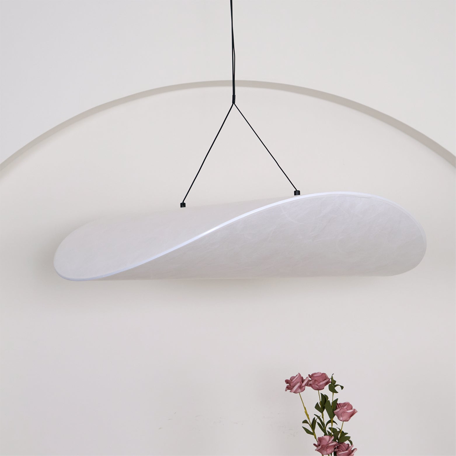 Vela Minimalistisch Seide Pendelleuchte Leuchte-Letslighting