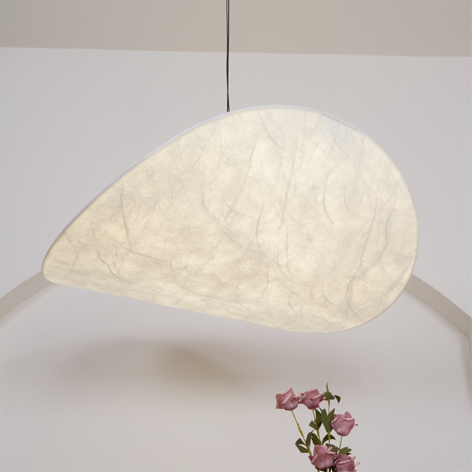 Vela Minimalistisch Seide Pendelleuchte Leuchte-Letslighting