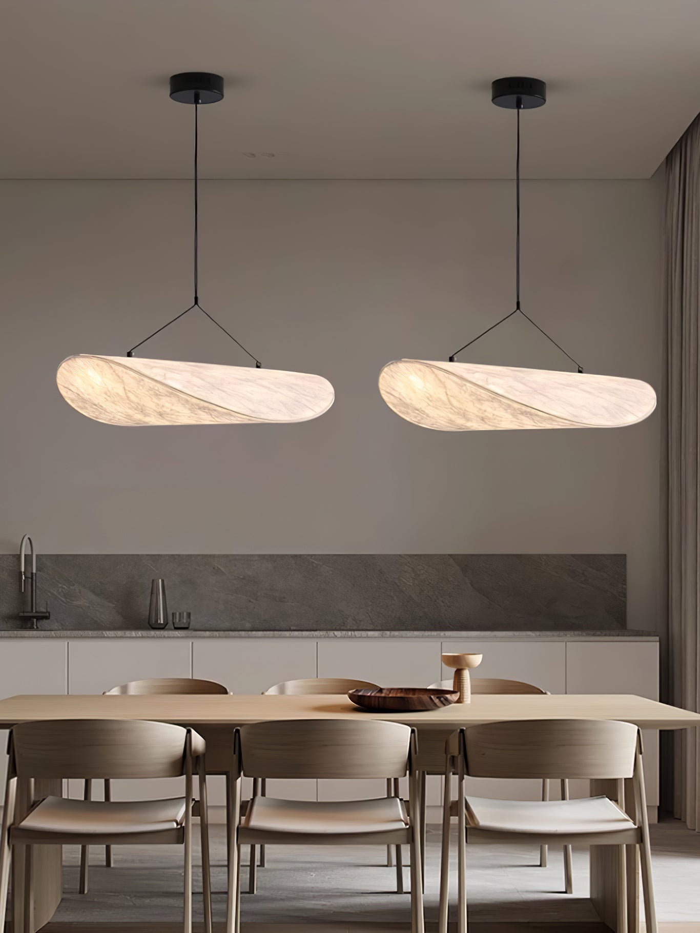 Vela Minimalistisch Seide Pendelleuchte Leuchte-Letslighting
