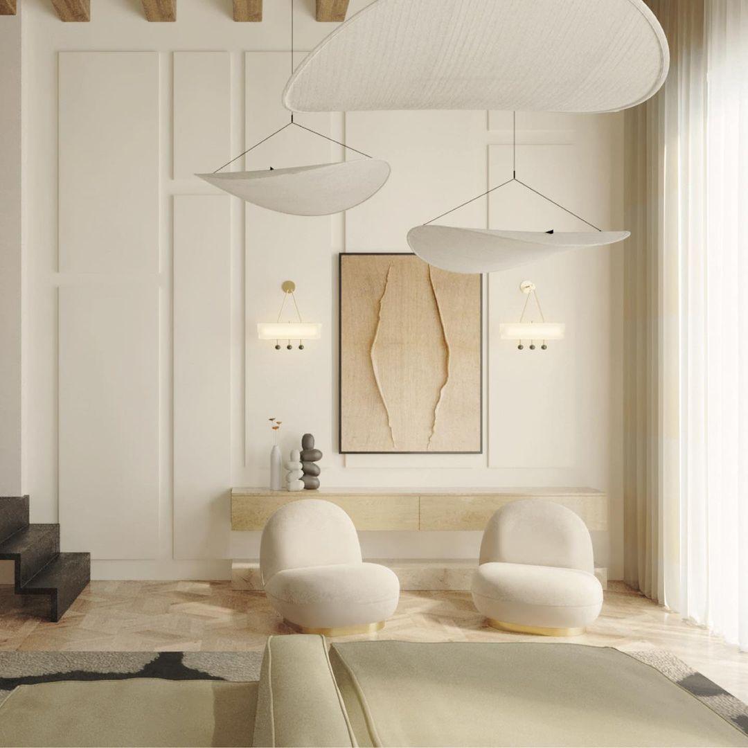Vela Minimalistisch Seide Pendelleuchte Leuchte-Letslighting