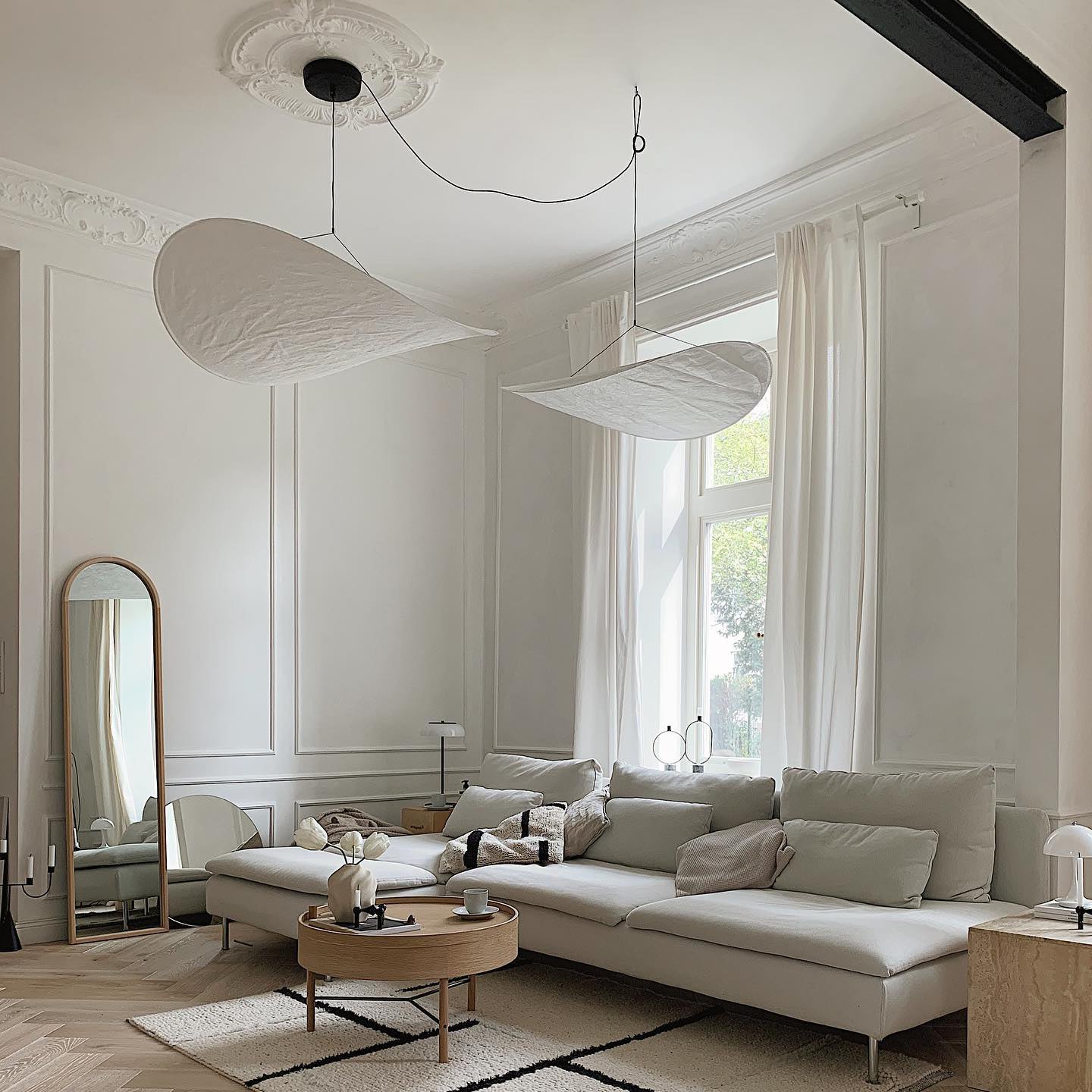 Elsolir Pendelleuchte Papier Modern Minimalistisch-Letslighting