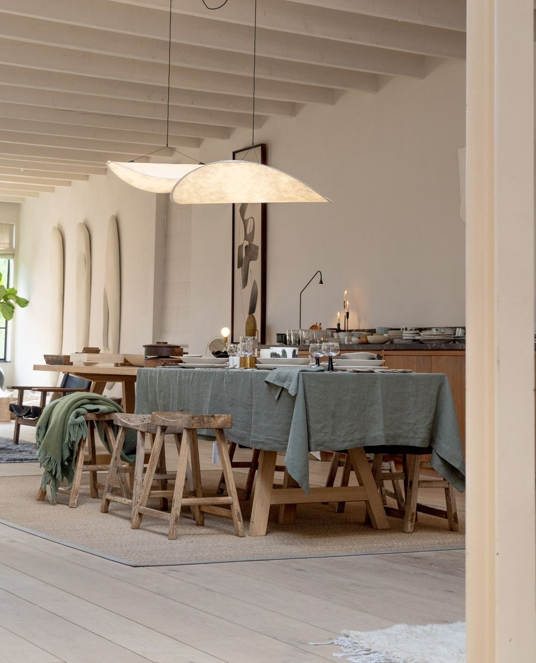 Elsolir Pendelleuchte Papier Modern Minimalistisch-Letslighting
