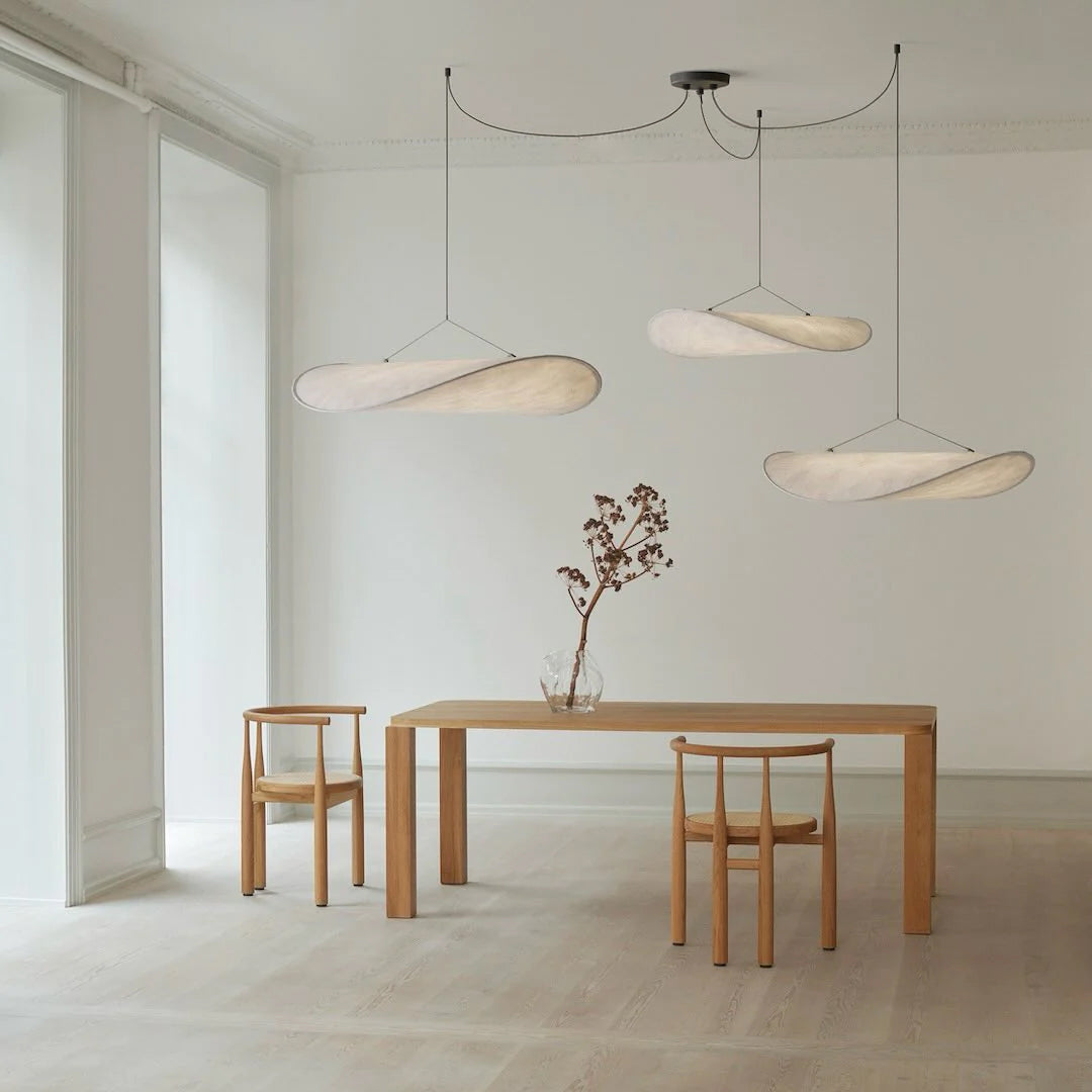 Vela Minimalistisch Seide Pendelleuchte Leuchte-Letslighting