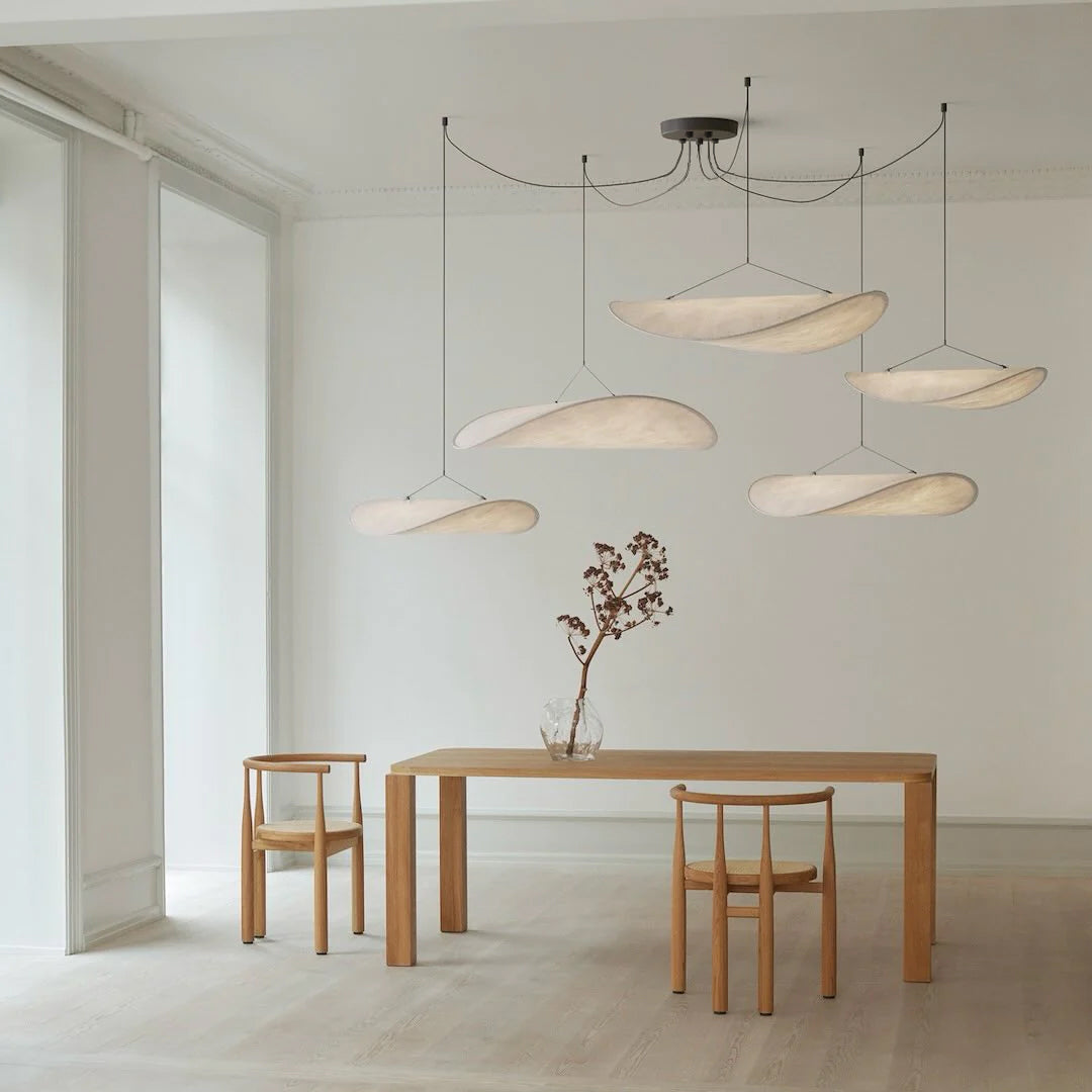 Vela Minimalistisch Seide Pendelleuchte Leuchte-Letslighting