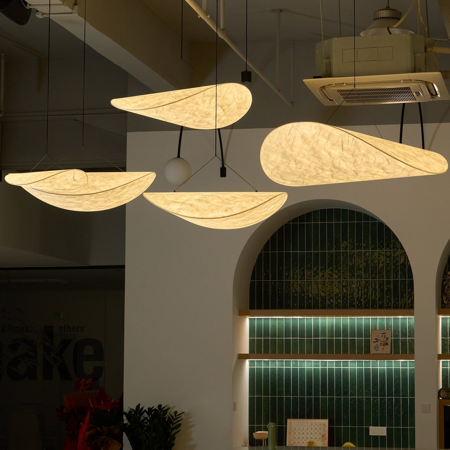 Vela Minimalistisch Seide Pendelleuchte Leuchte-Letslighting