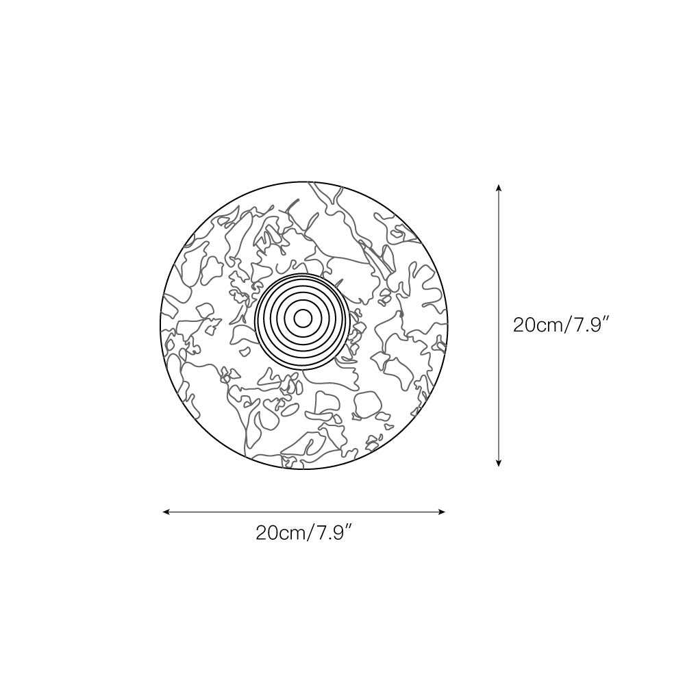 Olrine Modern Minimalist Marble Metal Wall Lamp - Letslighting