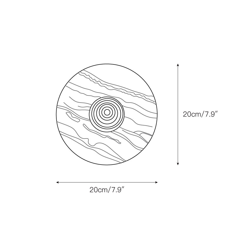 Olrine Modern Minimalist Marble Metal Wall Lamp - Letslighting