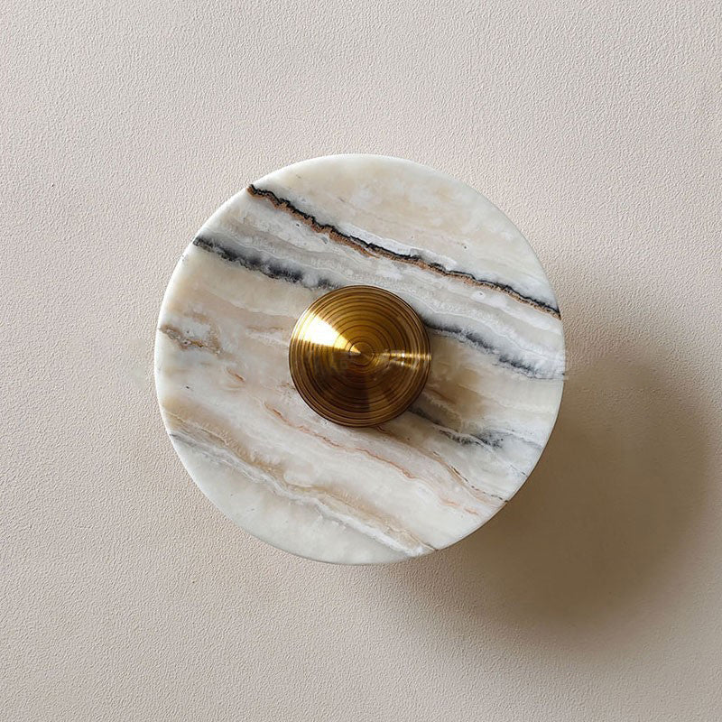 Olrine Modern Minimalist Marble Metal Wall Lamp - Letslighting