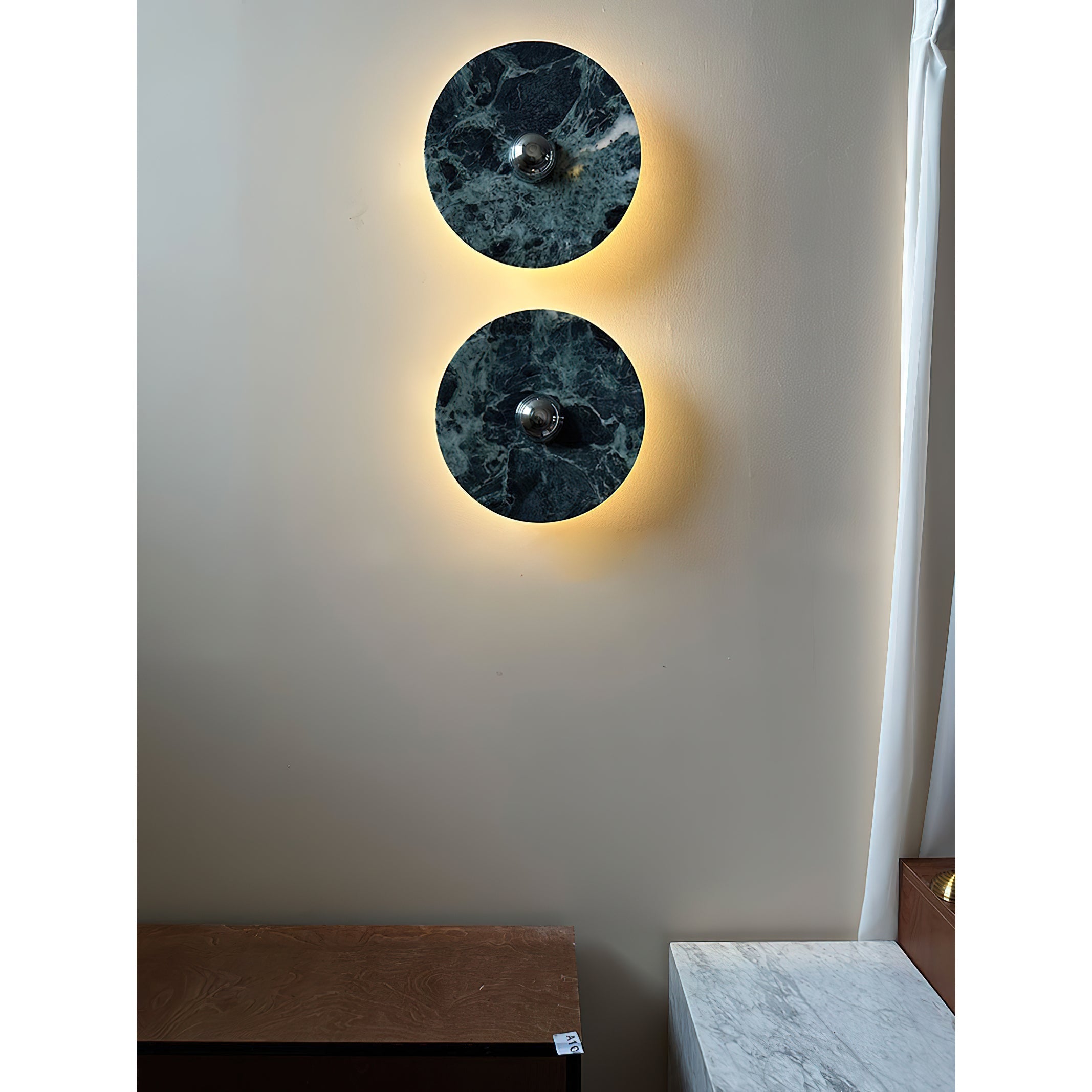 Olrine Modern Minimalist Marble Metal Wall Lamp - Letslighting