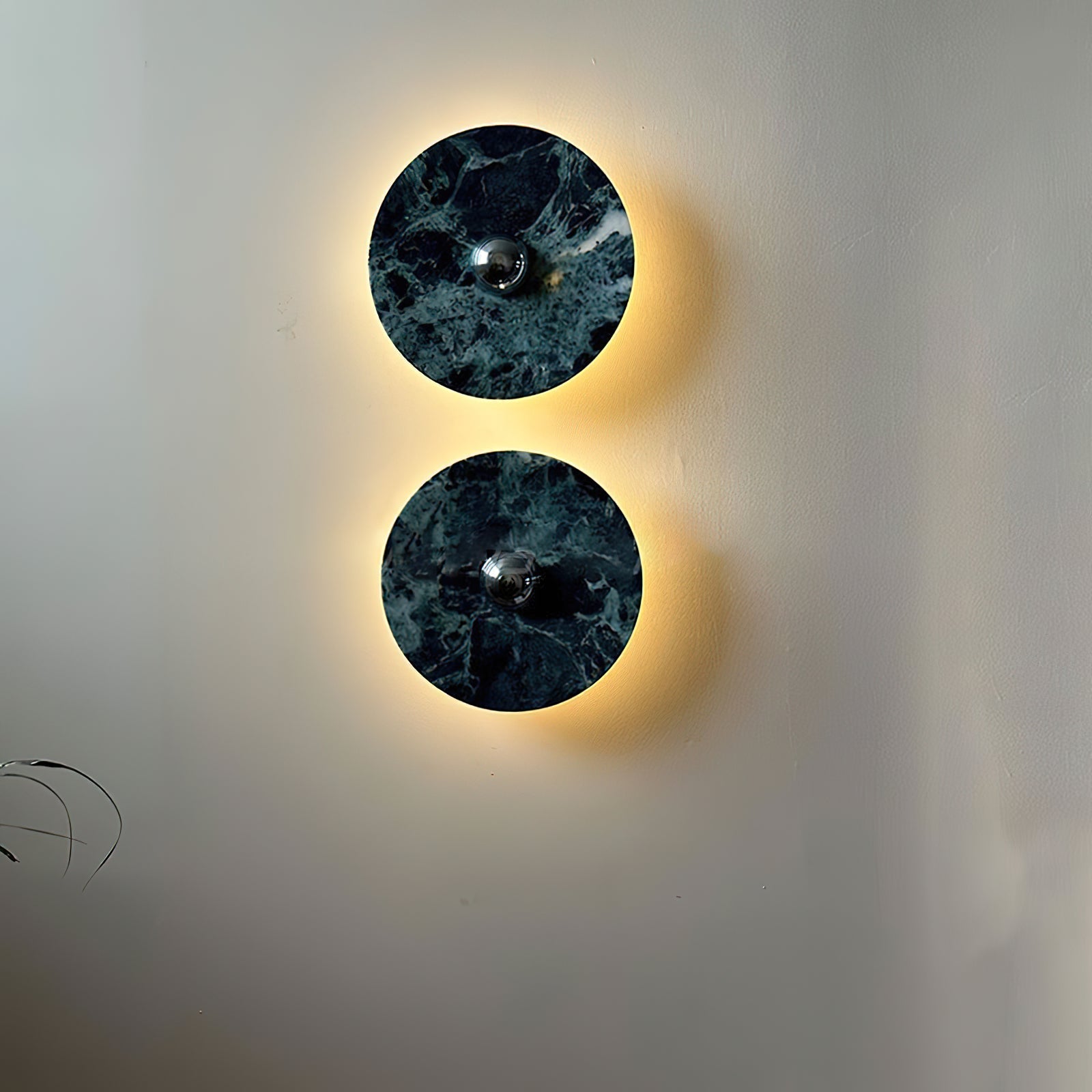 Olrine Modern Minimalist Marble Metal Wall Lamp - Letslighting
